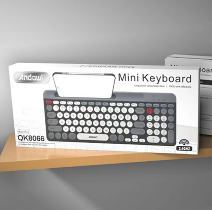 Tastatura cu Bluetooth si Suport pentru Telefon QK8066