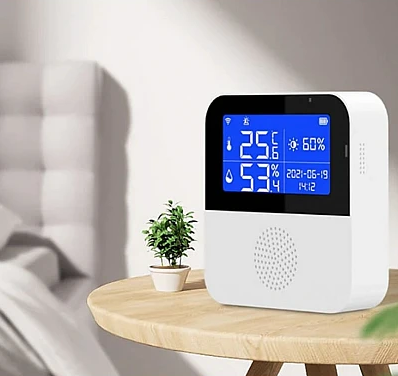 Termostat inteligent WiFi Q WD01 temperatura si umiditate display LCD 2.9inch