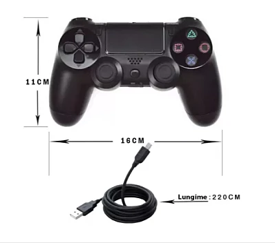Joystick Controller Doubleshock 4 Gamepad pentru consola PS4 cu vibratii intense