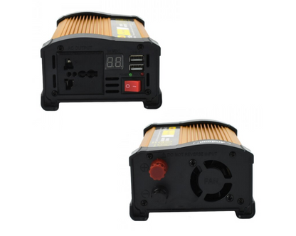 Invertor de tensiune auto KS1000 putere 1000W 12V 220V