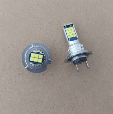 Set 2 Bec Led H7 3030 Smd 90W cu 2 moduri de lumina (rece si calda)