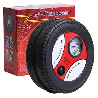 Compresor aer auto In forma de anvelopa ,12V, 260PSI, 20L/Minut
