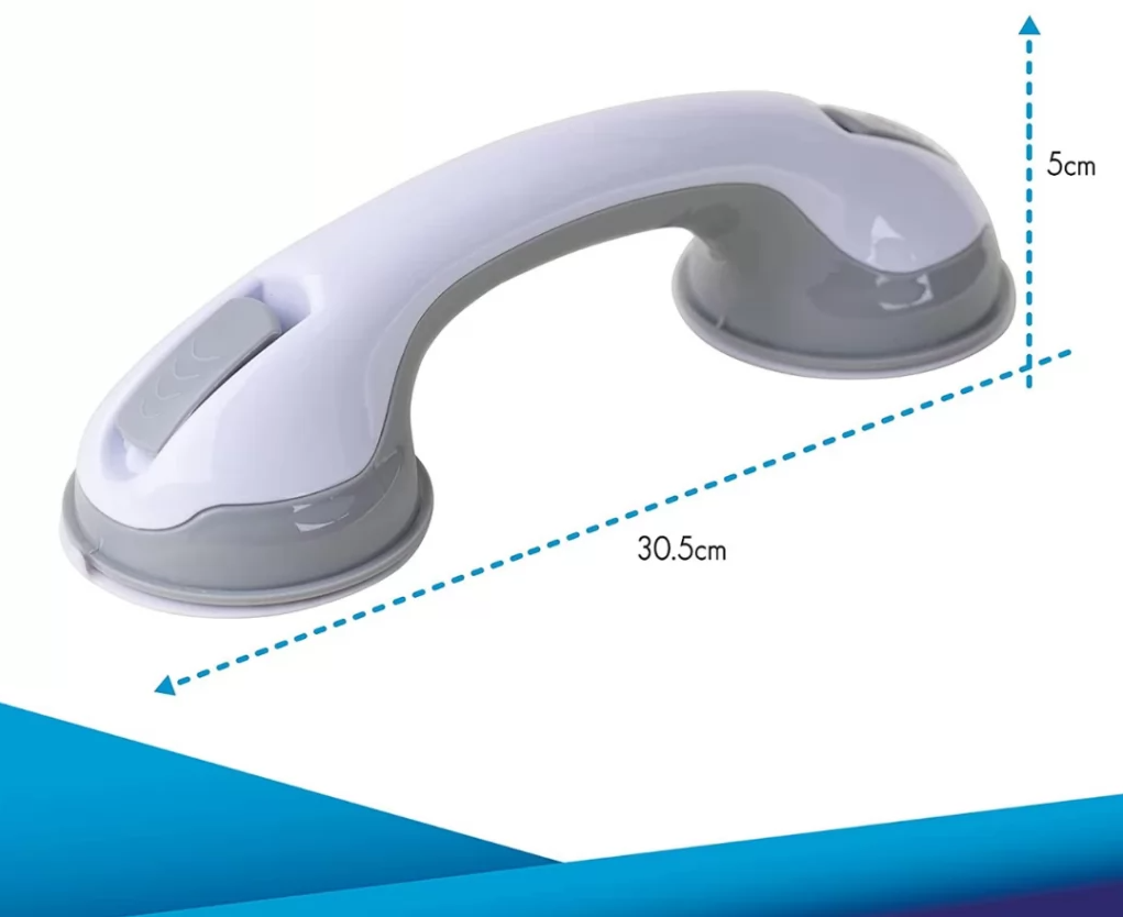 Maner profesional cu ventuze de sustinere pentru baie