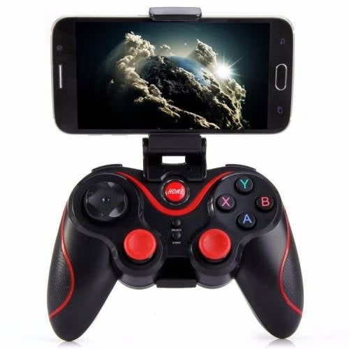 Telecomanda Gamepad Wireless cu Suport pentru Telefoane Smartphone