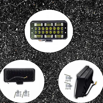 Proiector LED Auto Offroad 198W 2 Faze