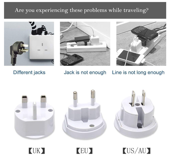 Adaptor universal Q A178B de priza 110/250V de 10A putere 600W