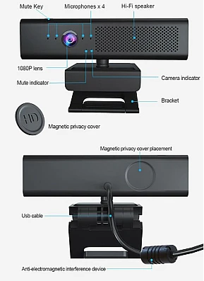 Camera video pentru PC Q SX988 Full HD 1080p