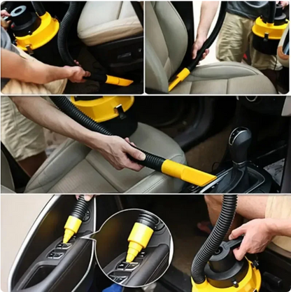 Aspirator auto portabil cu furtun flexibil (umed / uscat)