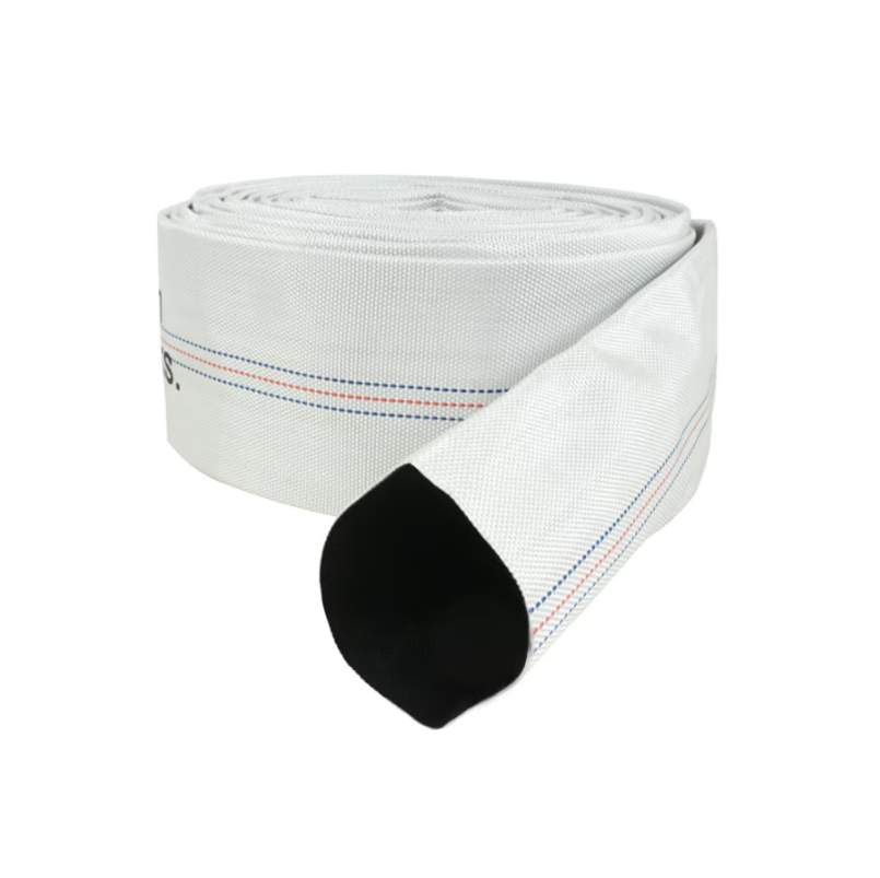 Furtunul de pompier 2'' 20 m 8 bari alb fara cuple MX451