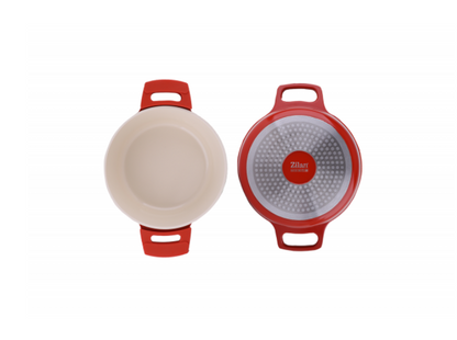 Oala RETRO Zilan ZLN0897 din 5 straturi de material, 24 cm diametru, Capacitate 4L