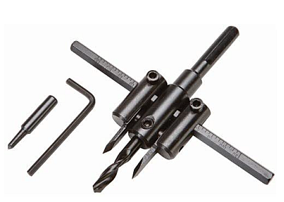 Carota reglabila pentru lemn si panouri din plastic D 30 - 120 mm