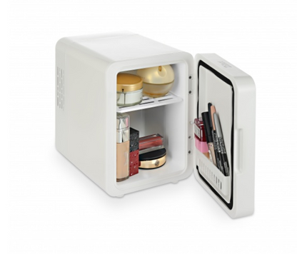 Mini Frigider pentru Make Up, capacitate 4L, 36W, Oglinda cu LED, Functie de incalzire si racire