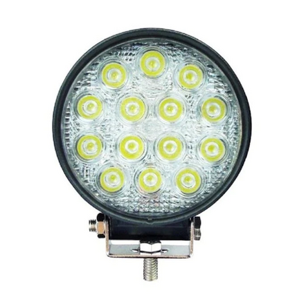 Set 4 Proiectoare LED Rotunde, 14 LED uri, 35mm, 42W SLIM
