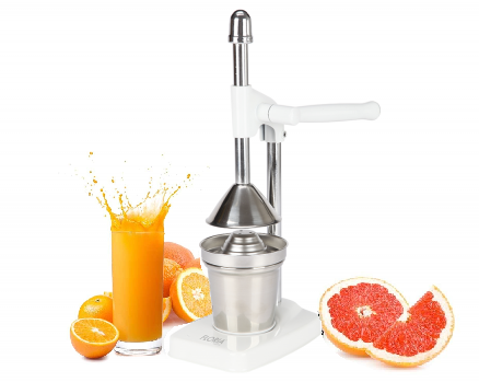 Storcator de citrice Floria ZLN9587 manual, Capacitate 400ml, Vas pentru colectare, Maner din aluminiu