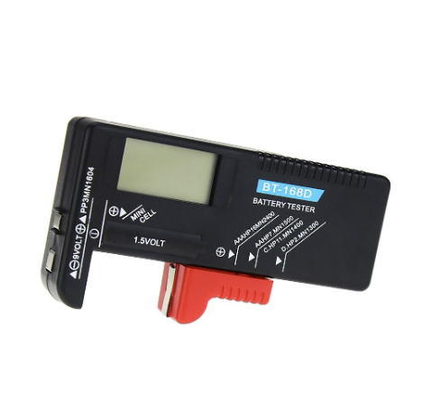 Tester digital baterii Nan, AA AAA R14, 11x6x2,5cm, fara alimentare proprie
