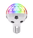 Bec LED E27 rotativ cu lumina ambientala de club