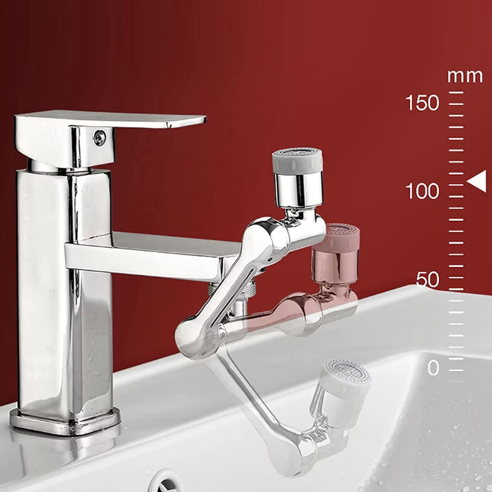 Extensie Robinet Rotativa 1080°, Moduri Multiple De Curgere A Apei, Argintiu
