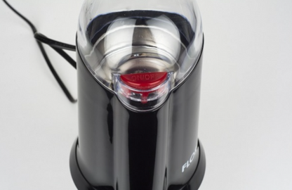 Rasnita Electrica Floria ZLN-3087 Negru, Putere 200W, Capacitate 60 gr, Cuva otel inoxidabil