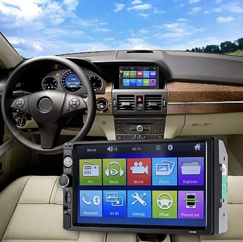 Mp5 player auto 7012B 2DIN TouchScreen 7", Bluetooth, USB, AUX, CAMERA Mansalier