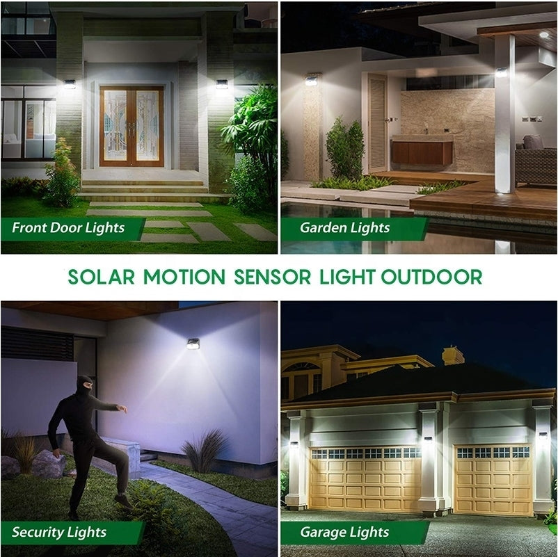 Set 4buc Lampă Solară LED cu senzor miscare si lumina