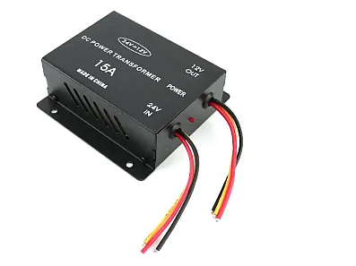 Convertor Auto 15A pentru Tensiune 24V - 12V