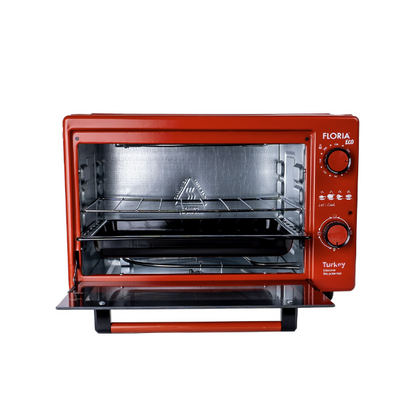Cuptor electric Floria-2898, capacitate 38 Litri, Putere 1500W, Gratar, Tava inclusa