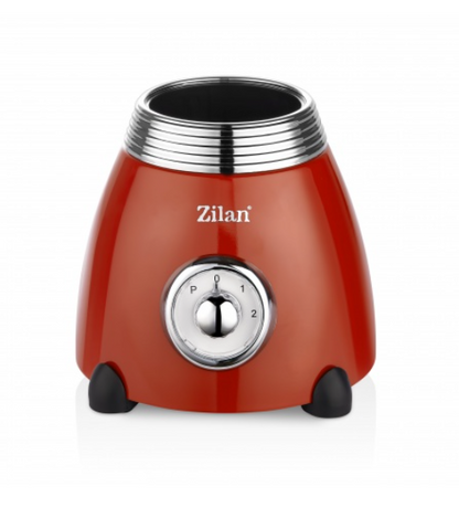 Blender RETRO Zilan ZLN7057 Rosu, capacitate 1.5 L, putere 500W, lame din otel