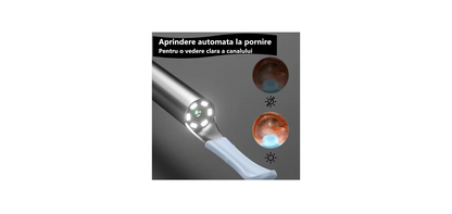 Aparat pentru curatarea urechilor Otoscop cu iluminare LED si camera incorporata