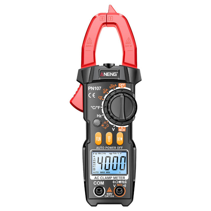 Clampermetru Cleste ampermetric digital pentru masurare tensiune intensitate rezistenta diode si continuite in circuit