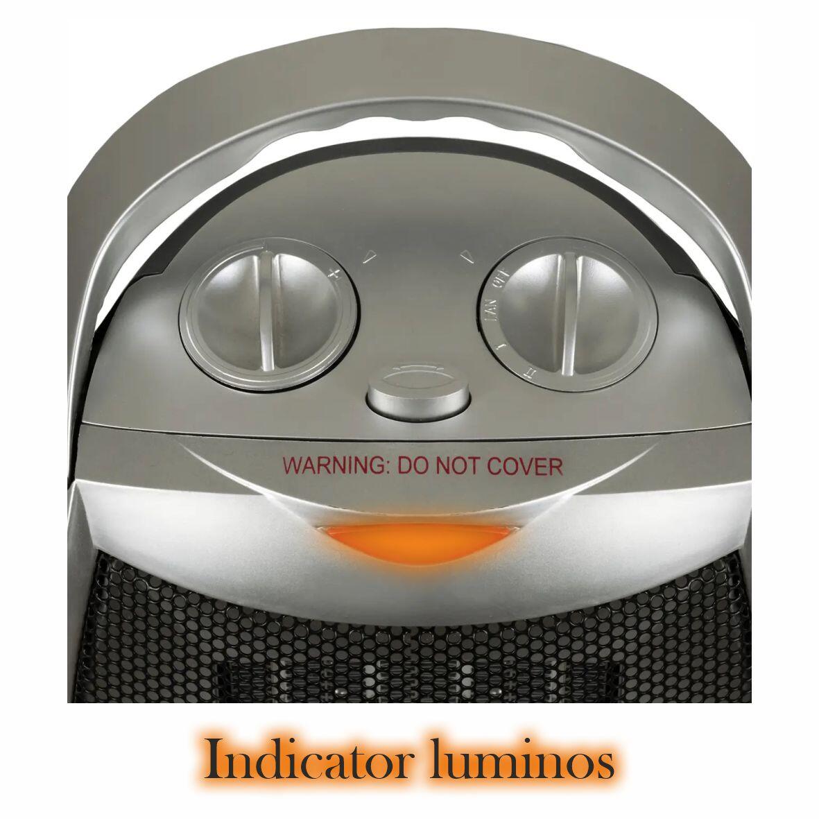 Aeroterma ceramica, Putere 1500W, 2 trepte de reglare temperatura+aer rece, Termostat reglabil,Rezistenta ceramica