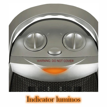 Aeroterma ceramica, Putere 1500W, 2 trepte de reglare temperatura+aer rece, Termostat reglabil,Rezistenta ceramica