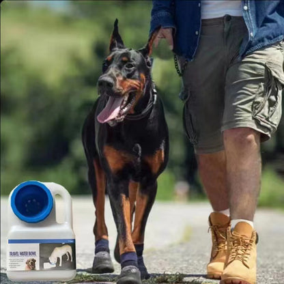 Recipient apa portabil pentru animale de companie, capacitate 3L