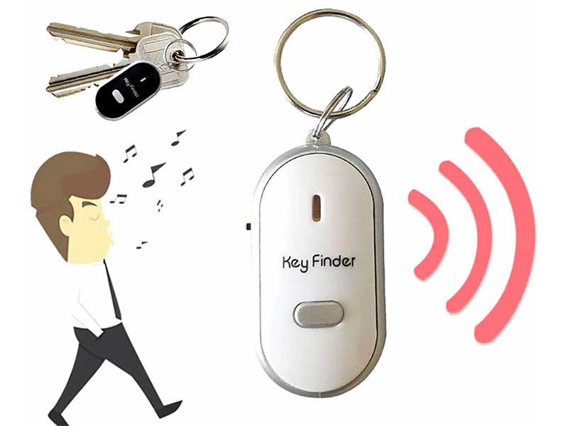 1+1 GRATIS Localizator chei tip breloc cu lanterna LED