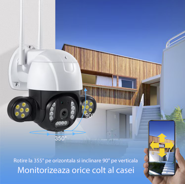 Camera Supraveghere Andowl Q SX010 Full HD 4K Wireless Smart Camera