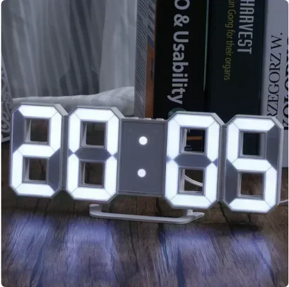 Ceas digital de perete Clip Sonic RV149, 3 nivele de intensitate , Alarma