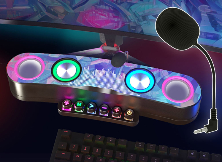 Boxa Bluetooth gaming Q YX800 cu LED RGB