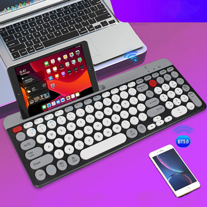 Tastatura cu Bluetooth si Suport pentru Telefon QK8066