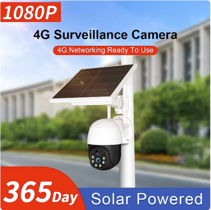 Camera de Supraveghere 4G cu Panou Solar V380 PRO 4MP 2K SLR2K