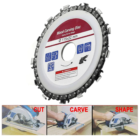 Disc flex lemn cu lant drujba polizor unghiular 115 x 22 diametru 4'' MX456