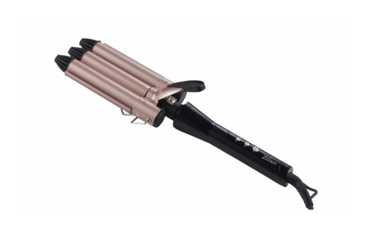 Ondulator de par Zilan ZLN9198 cu 3 elementi, 5 trepte de temperatura, Display LED, 128W