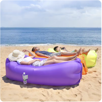 Sezlong portabil Air Sofa Lazy Bed