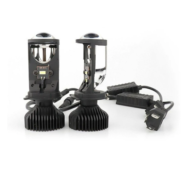 Set 2 Lampi H4 Led Y6 cu doua faze putere 90W temperatura 5500K