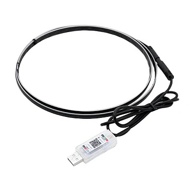 Banda acrilica Symphony 120 cm, lumina ambientala auto RGB, alimentare USB