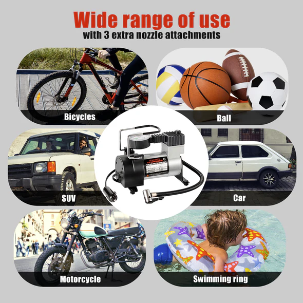 Compresor Auto 965 kPA, cu Motor Mare 35 L/Min