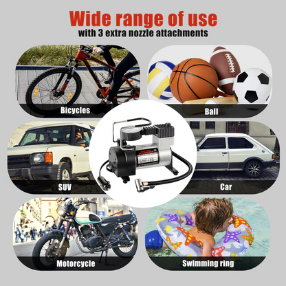 Compresor Auto 965 kPA, cu Motor Mare 35 L/Min