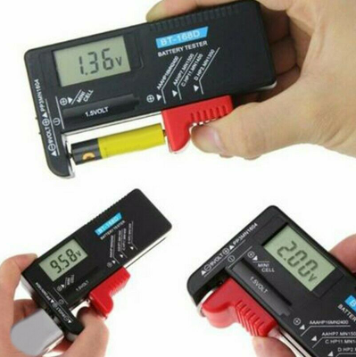 Tester digital baterii Nan, AA AAA R14, 11x6x2,5cm, fara alimentare proprie