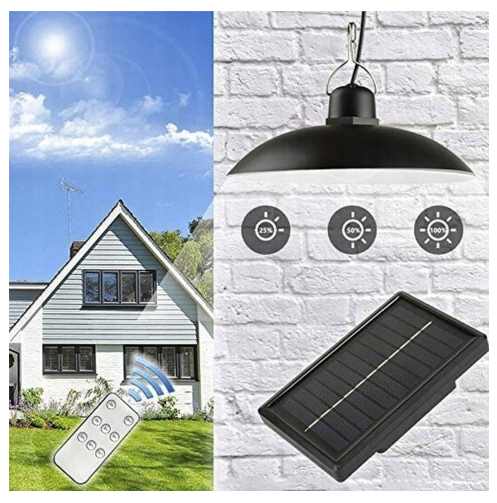 LAMPA SOLARA 16 LED-URI CU ABAJUR