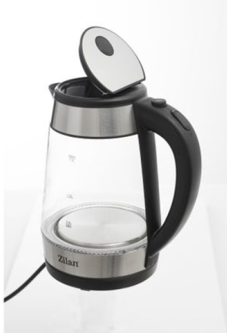 Fierbator Apa ZILAN ZLN-3963, 2200W, 1.7L, Iluminare LED, Sticla