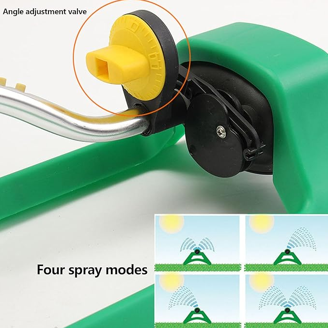Aspersor multifunctional de gradina oscilant cu 12 duze MX780