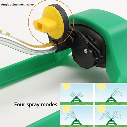 Aspersor multifunctional de gradina oscilant cu 12 duze MX780